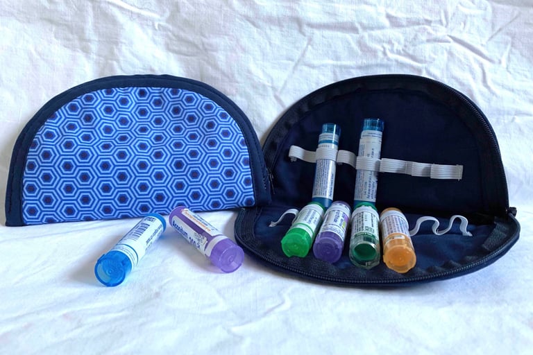 homeopathic remedy pouch