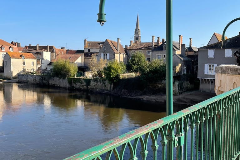 The old bridge in Montmorillon