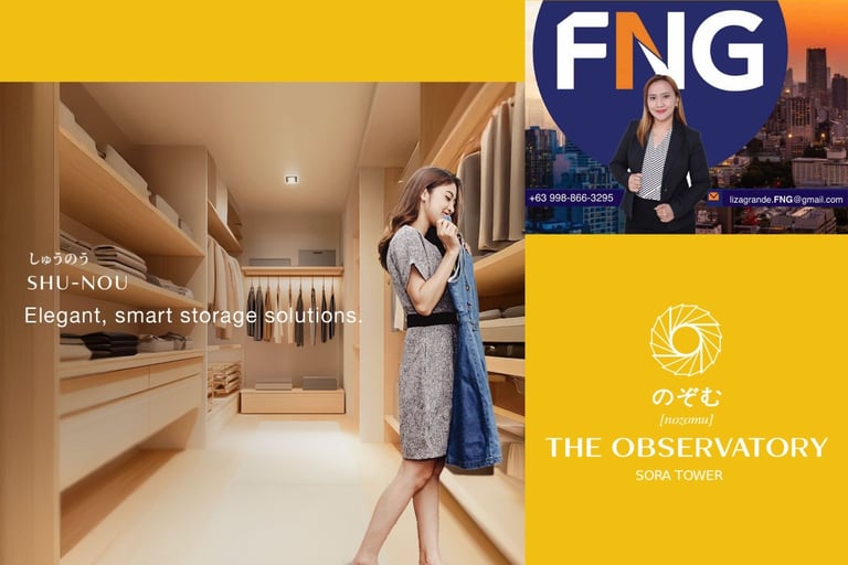 The Observatory Towers Mandaluyong Preselling Storage Solutions