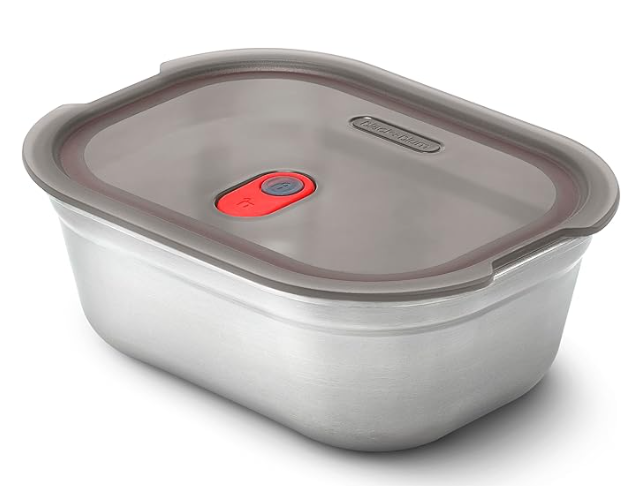 Fiambrera multifunción de acero inoxidable para microondas