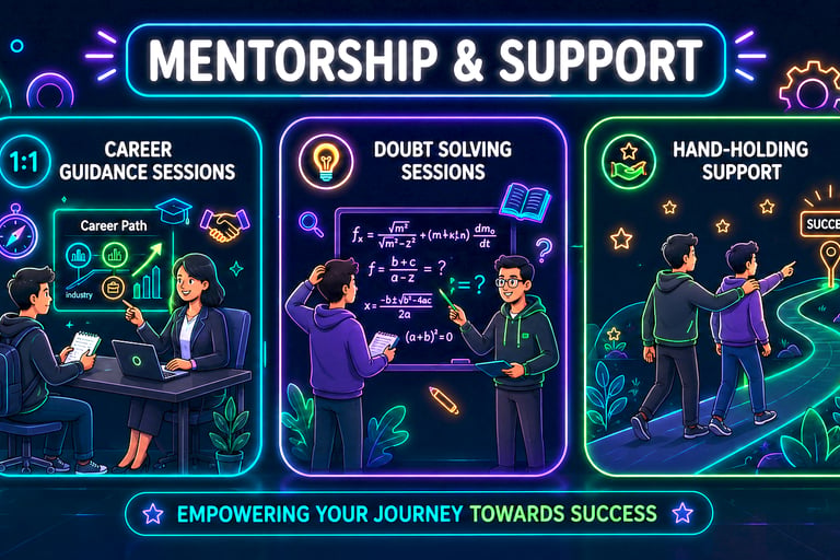 5 algo mentorship and hand-holding support for students