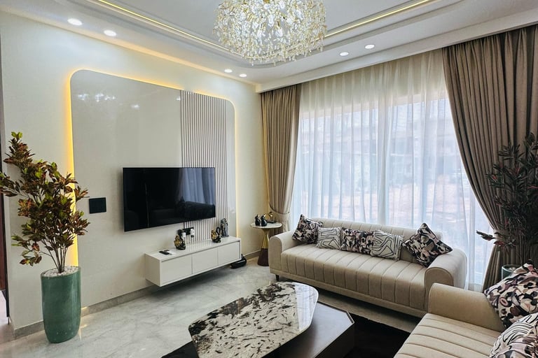 Prakrit Villas Zirakpur Living Room