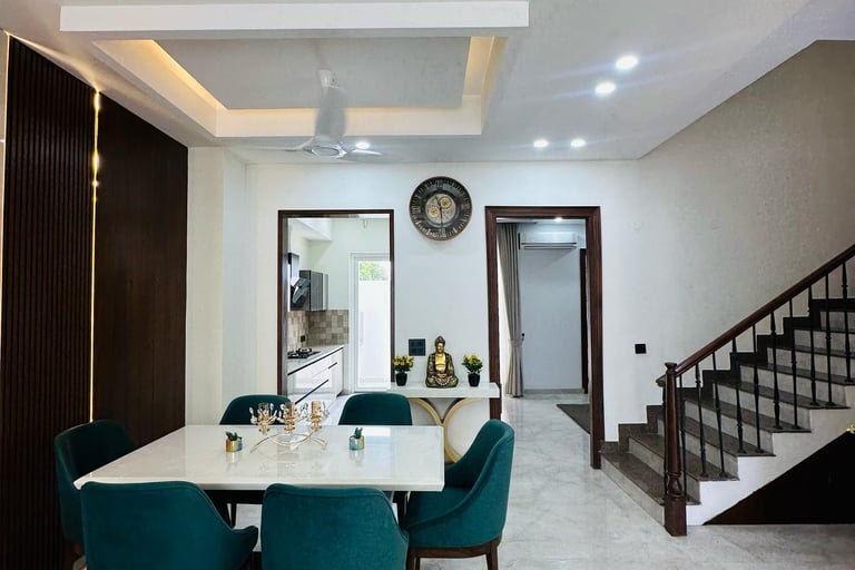 Prakrit Villas Zirakpur Dining Room