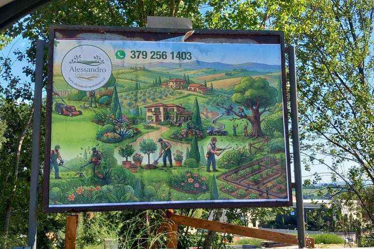 amelia pubblicità manifesti innocenzi fornole giardiniere giardinaggio alessandro 3792561403