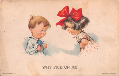 Vintage postcard illustration 