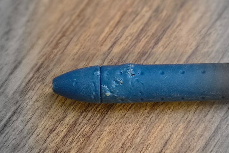 gel pen post papillon mauling