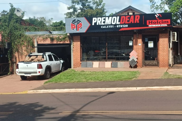 Local comercial Premoldear distribuidor oficial Holcim Eldorado Misiones