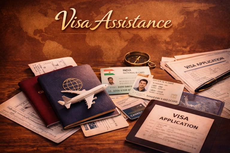 Visa assistance