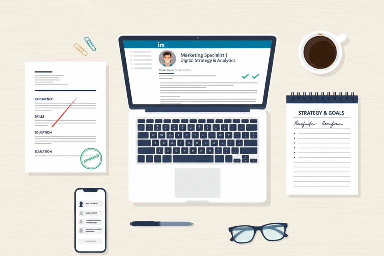 Complete career branding package including resume rewrite, LinkedIn optimization, and job search strategy