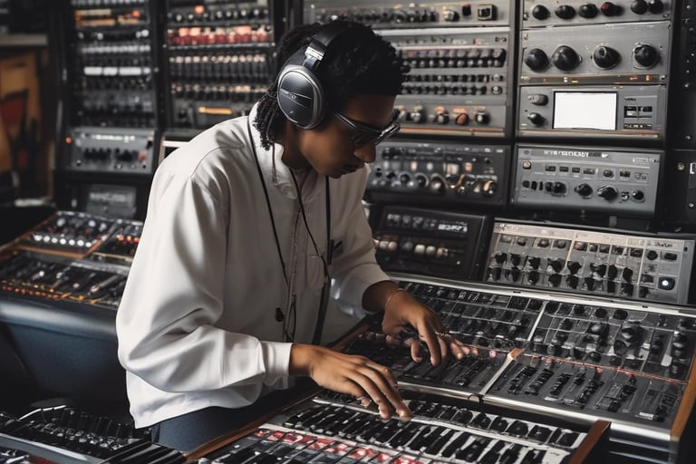 ia produciendo musica techno