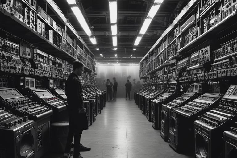 estetica techno industrial club