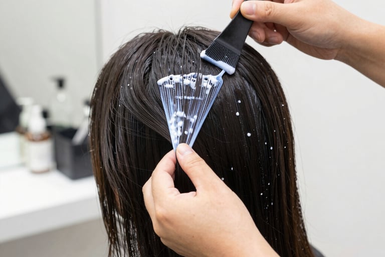 Icône palette de coloration cheveux pour le salon l'Arabesque à Guilherand-Granges.