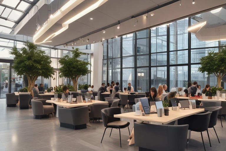 Bright living room with modern inventory