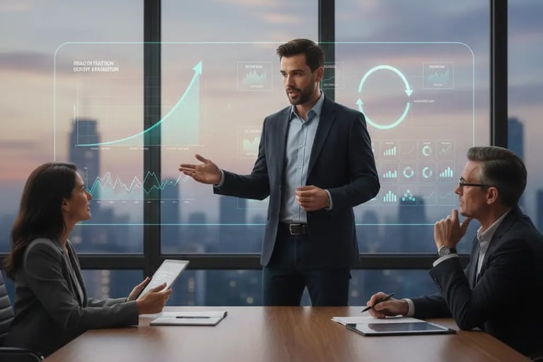 Founder demonstrating mastery of traction metrics during investor Q&A.