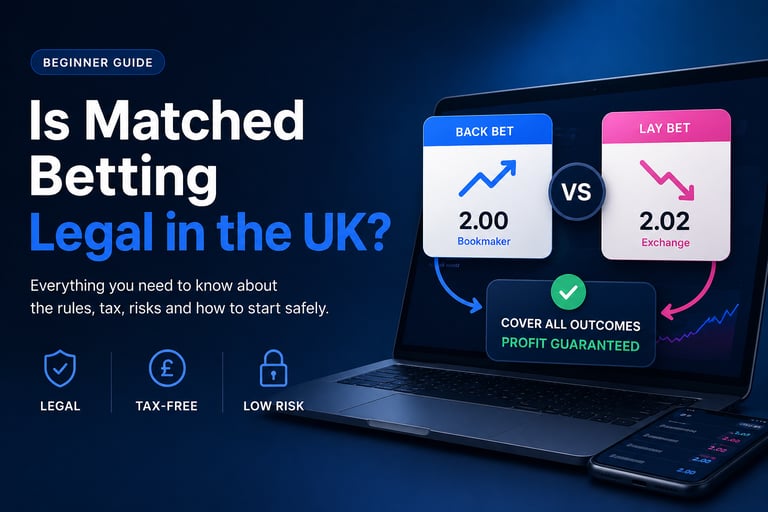 is matched betting legal in the UK