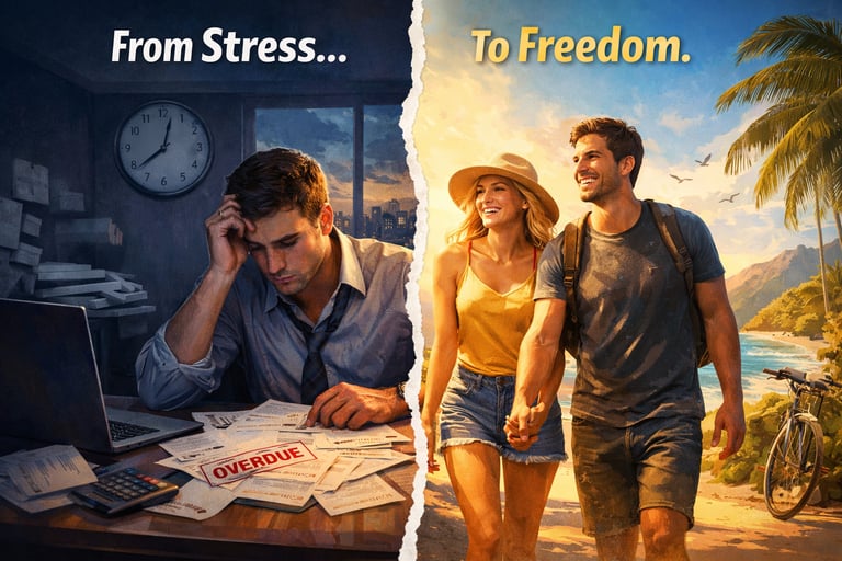lifestyle stress to financial freedom 