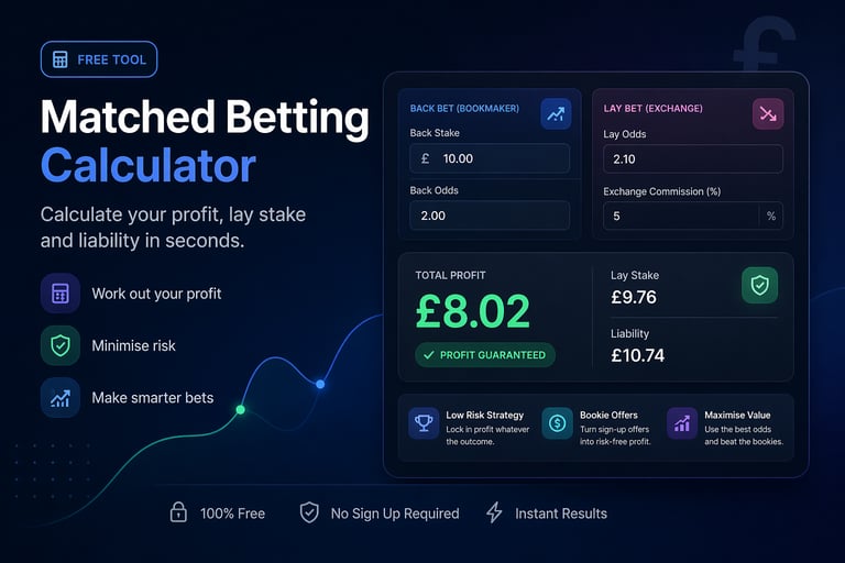 matched betting calculator