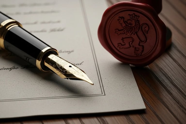 Conceito jurídico de testamento e sucessão patrimonial
