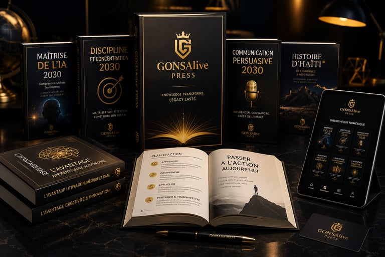 GONSAlive Press books, ebooks, workbooks and educational collections
