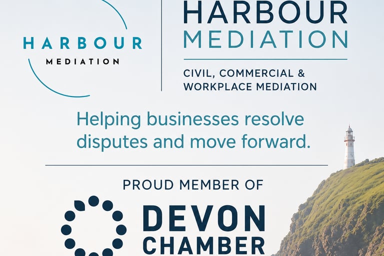 Dispute resolution for Devon businesses from Harbour Mediation