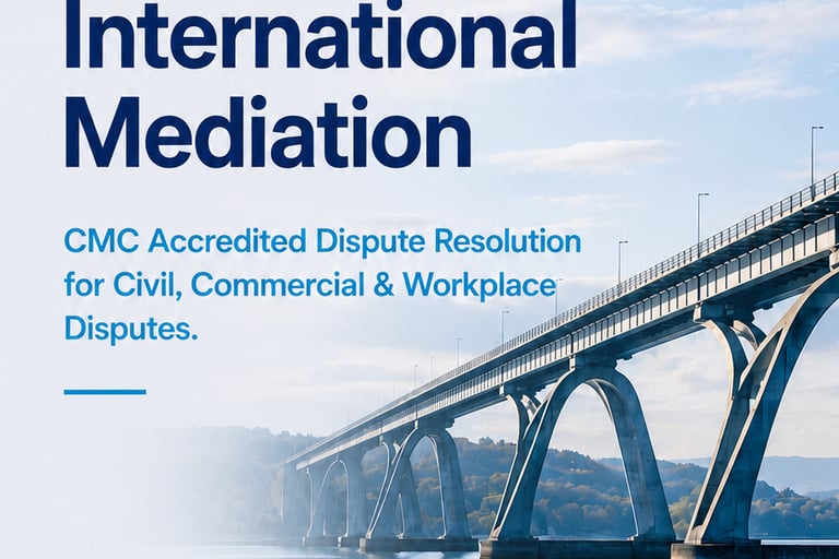 UK and international dispute resolution from Harbour Mediation