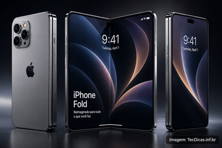 Imagem ilustrativa do iPhone Fold