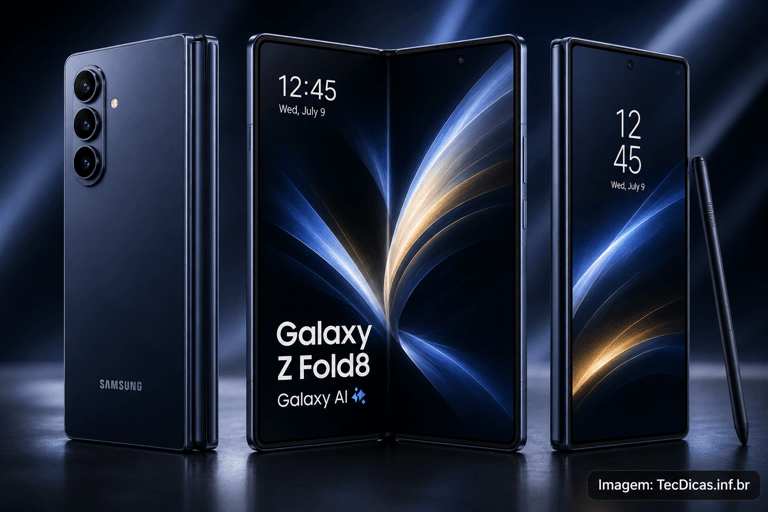 Imagem ilustrativa do Galaxy Z Fold 8