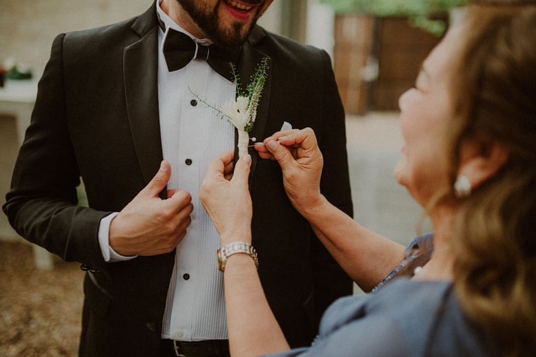 boutonniere  monterrey diseño floral Amor de Flores