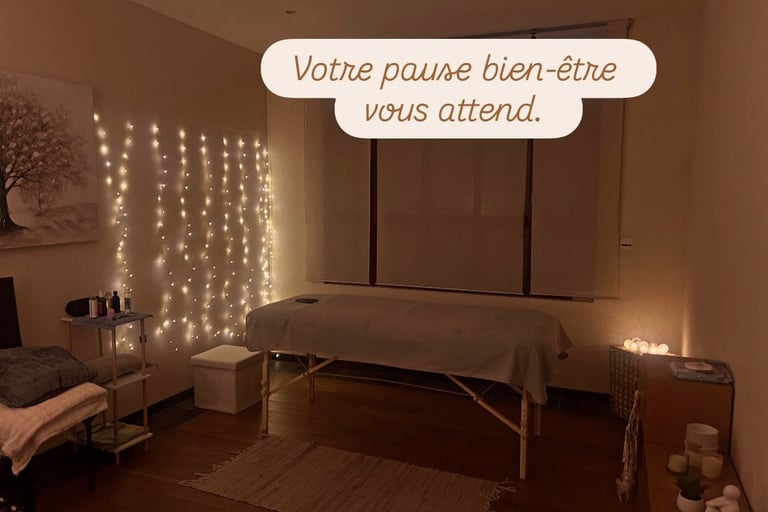 Cabine de massage de Camille Bardiau