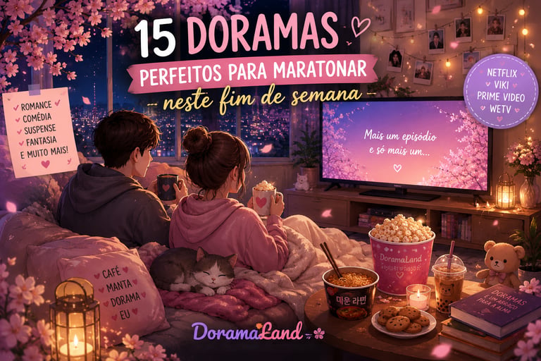 Doramas - Perfeitos - Maratonar - Fim de Semana - Netflix  - Viki - Prime Video - WeTV - DoramaLand