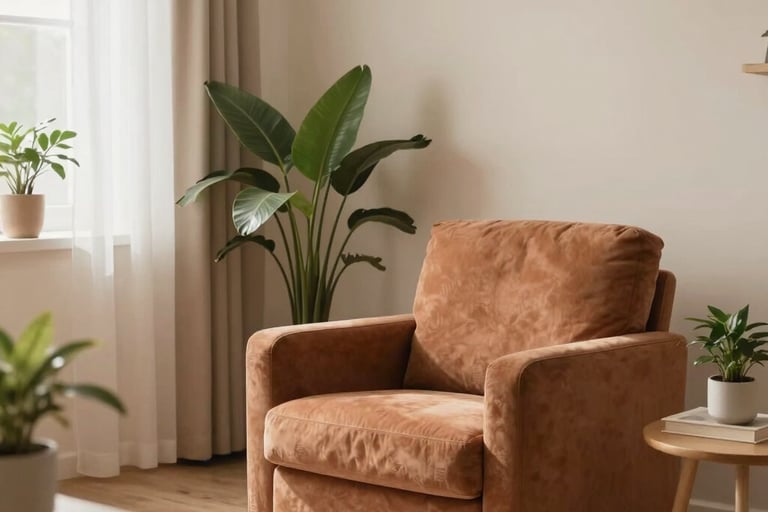 Bright living room with modern inventory