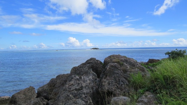 Fair skies over guam