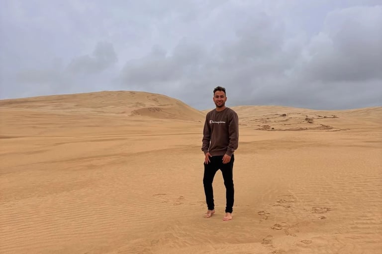 Te paki sand dunes de northland ,nueva zelanda