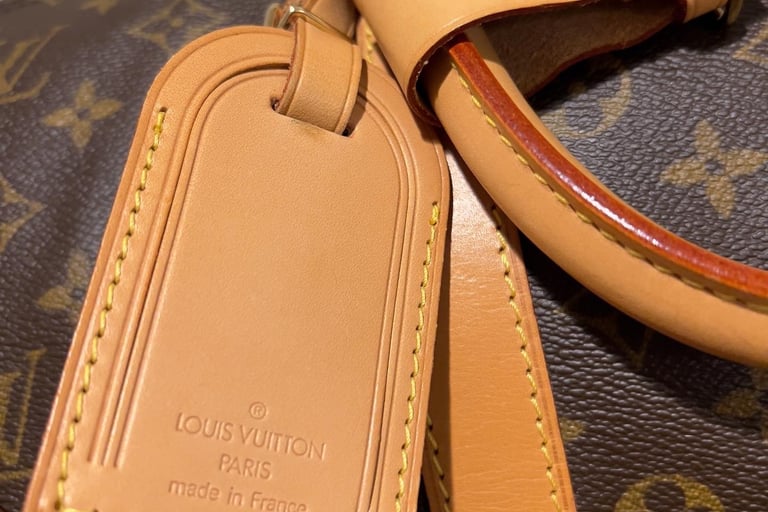 designer laukun yksityiskohta