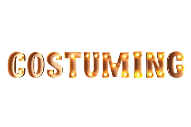 the word "costuming"