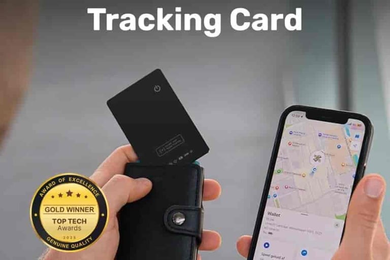 Tagsley Ultra-Slim Tracking Card - Apple Find My Compatible