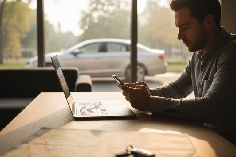 Planification du transport d'un véhicule : choisir entre convoyage et plateau.