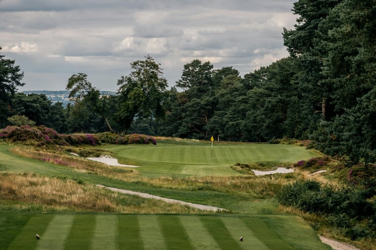 beautifully maintained golf course