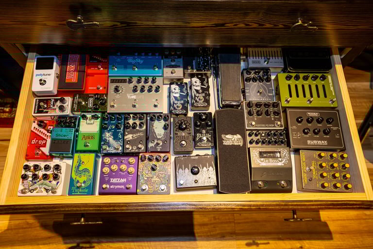Guitar pedal collection drawer #2