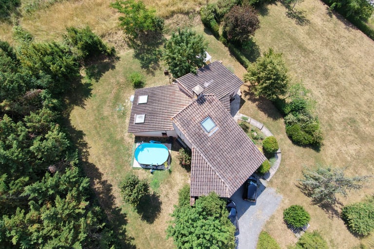 villa vue du ciel à albi