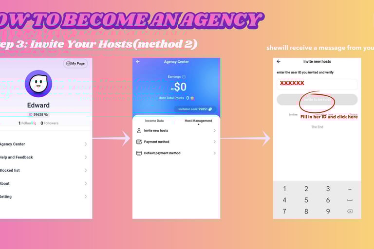 Lumo apps agency joining procedure step by step