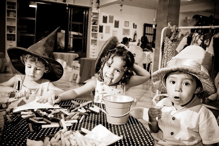 Aniversário kids feito por Ricco Gnocchi utilizando filtro sépia feito por ele mesmo