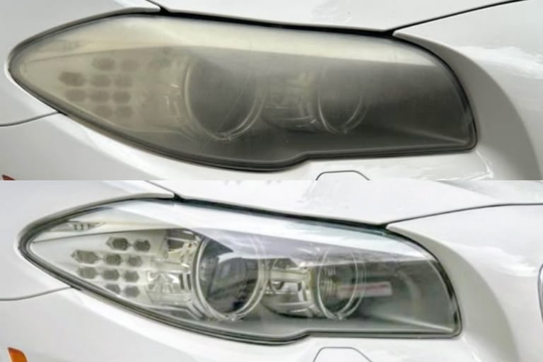 headlight cleaner, headlight polish, headlight restore, mobile headlight restoration LA SFV Van Nuys