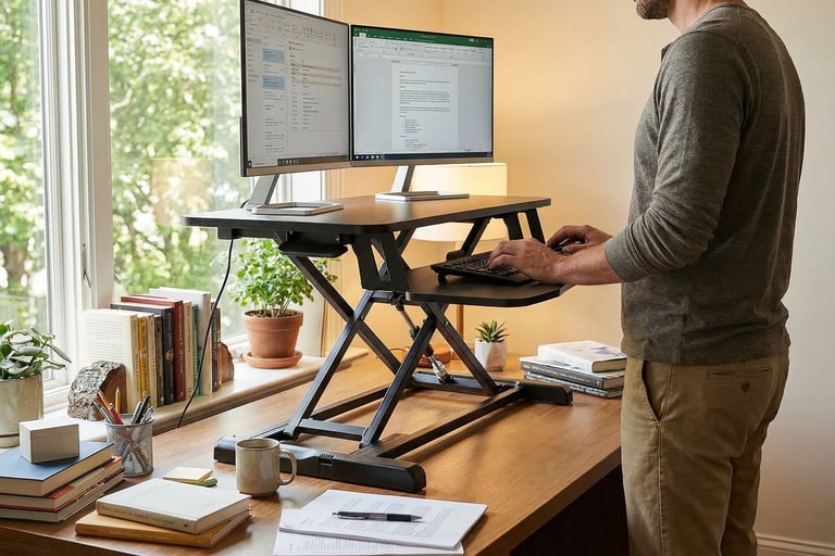 Desk converter in a WFH set up