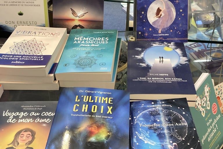 Photo du roman dystopique"Promesse d'une aube" , de Véronique Ribera, en librairie. 