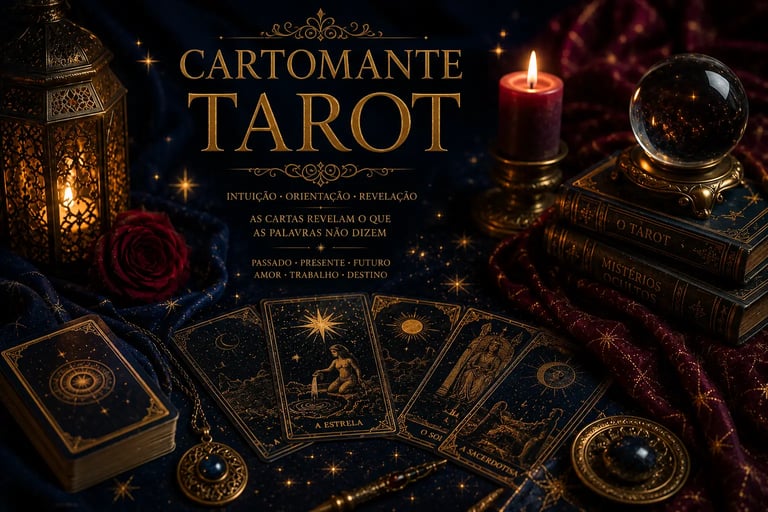 Cartomante tarot as cartas revelam o que as palavras não dizem