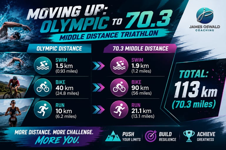 Olympic and Middle Distance 70.3 Triathlon Distances