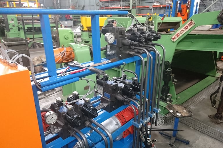 Hydraulic upgrade completed. Pumps and system completely overhauled.