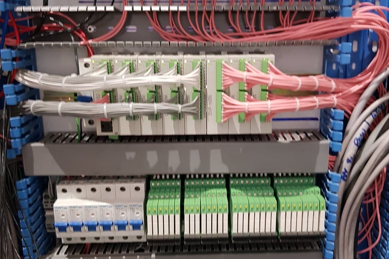 Delta Plc with interface relays