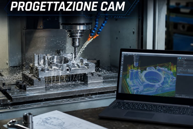 Fresatrice CNC industriale per la produzione basata su progettazione CAM